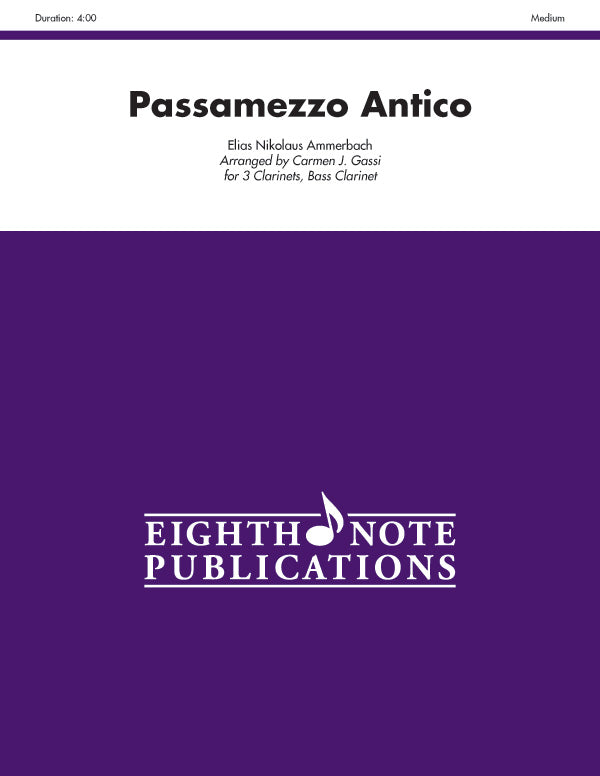 Passamezzo Antico Cover Image