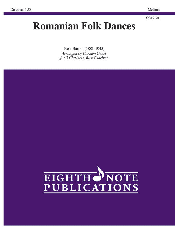 Romanian Folk Dances Cover Image