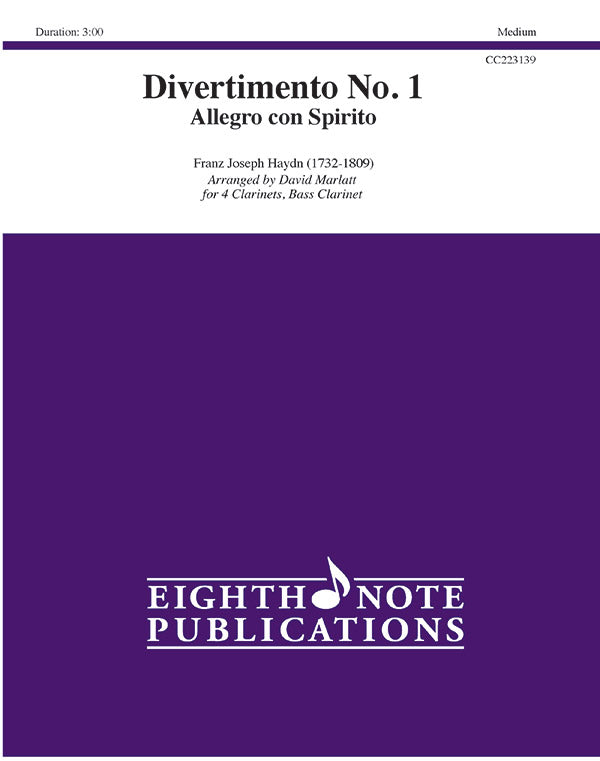 Divertimento No. 1 Cover Image