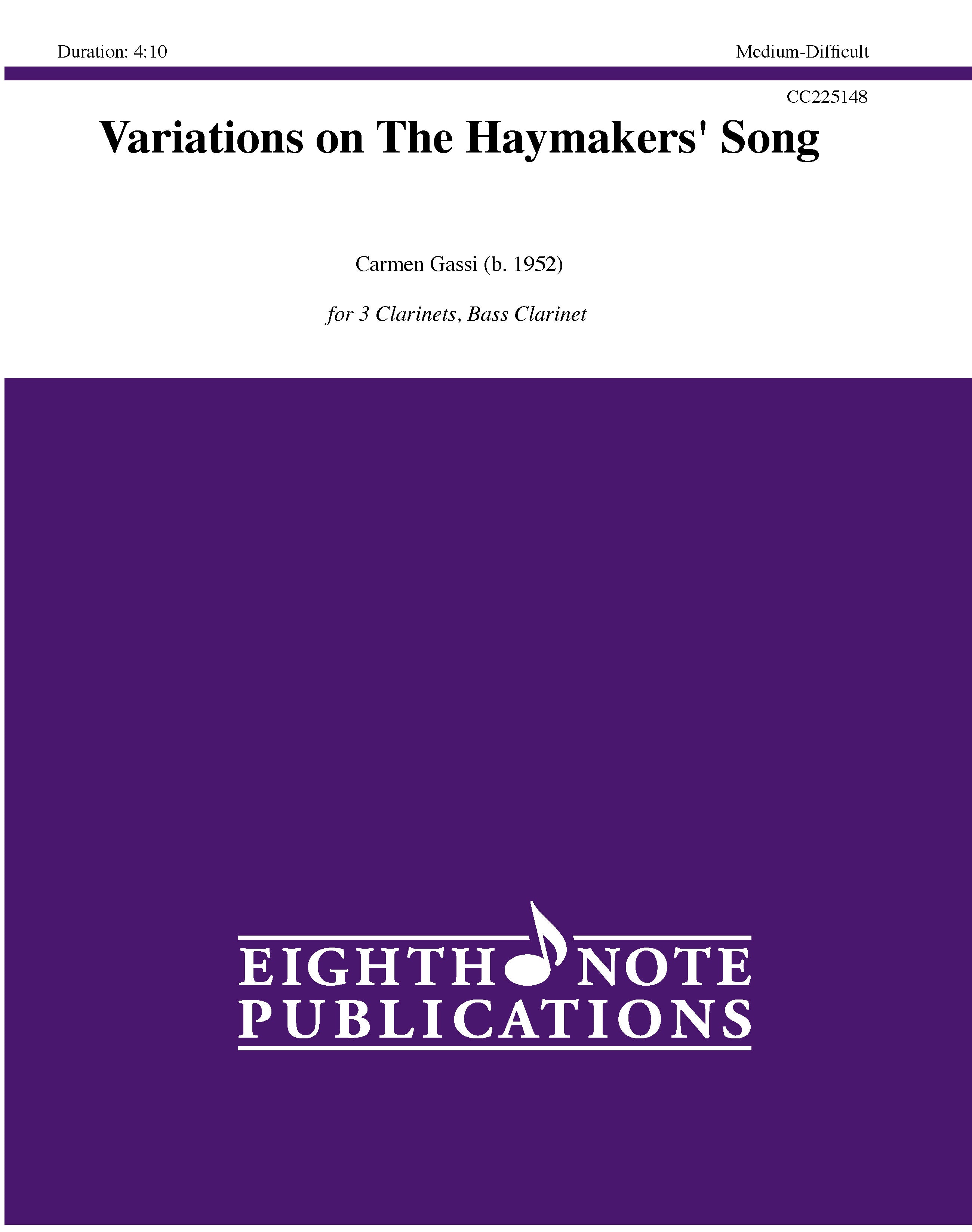 Variations on The Haymakers' Song Cover Image