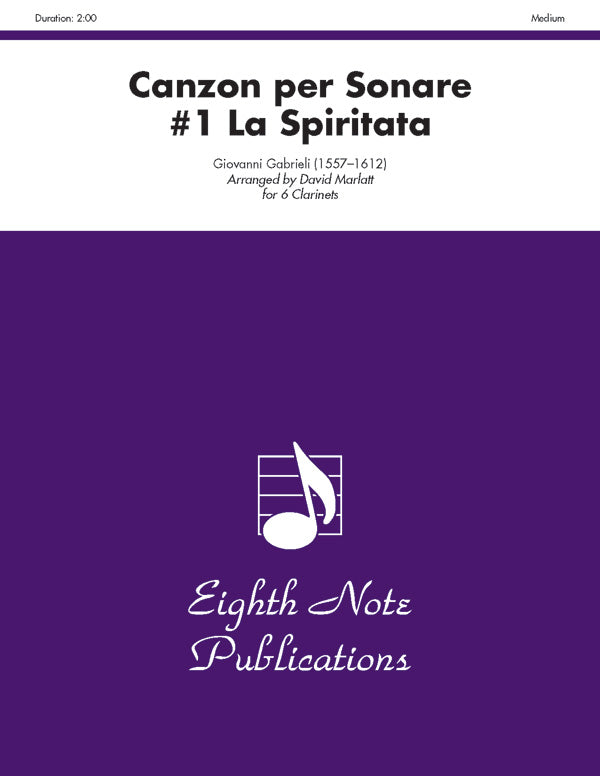 Canzon per Sonare #1 La Spiritata Cover Image