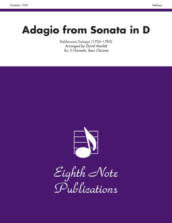 Adagio (from <I>Sonata in D</I>) Cover Image
