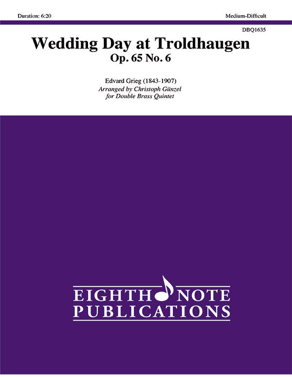 Wedding Day at Troldhaugen, Op. 65, No. 6 Cover Image