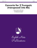 Concerto for 2 Trumpets (transposed into B-flat) Cover Image