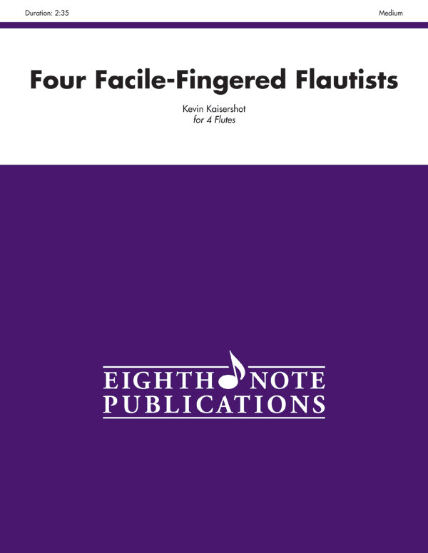 Four Facile-Fingered Flautists Cover Image