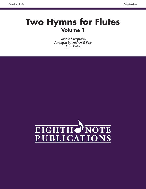 Two Hymns for Flutes, Volume 1 Cover Image