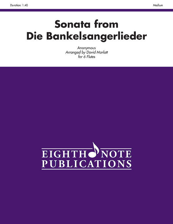 Sonata (from <i>Die Bankelsangerlieder</i>) Cover Image