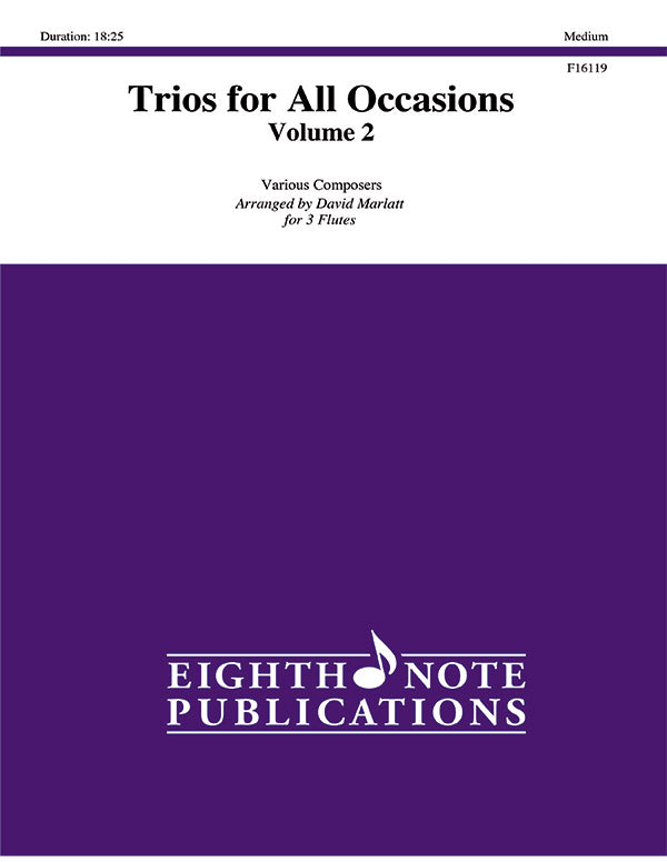 Trios for All Occasions, Volume 2 Cover Image