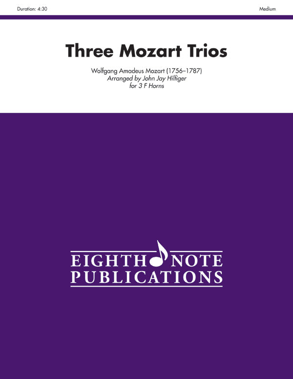 Three Mozart Trios Cover Image