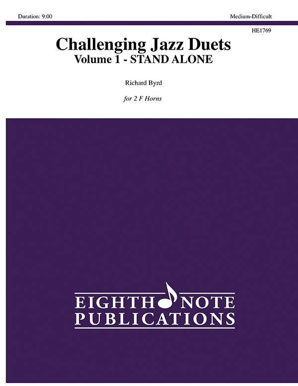 Challenging Jazz Duets, Volume 1 (stand alone version) Cover Image