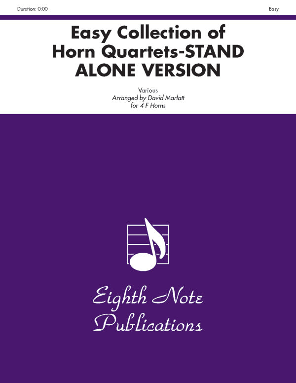 Easy Collection of Horn Quartets (stand alone version) Cover Image
