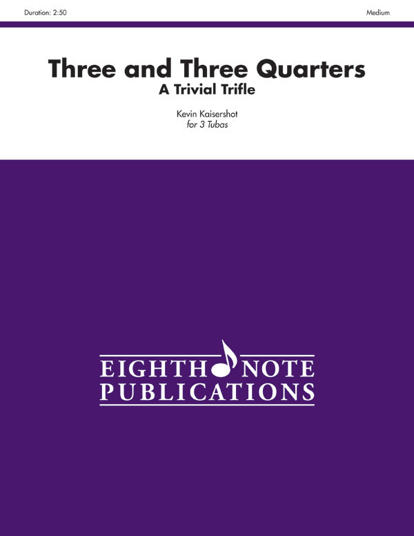 Three and Three Quarters Cover Image