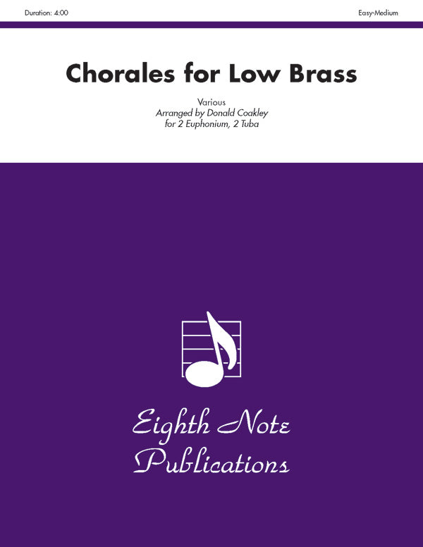 Chorales for Low Brass Cover Image