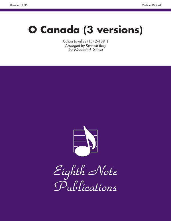 O Canada (3 versions) Cover Image