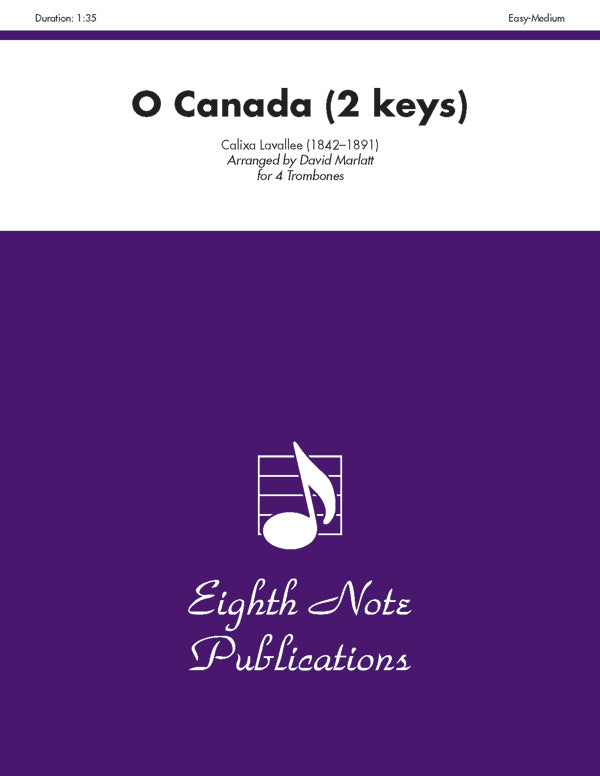 O Canada (2 keys) Cover Image