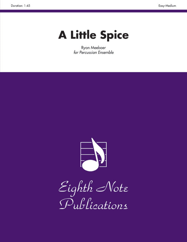 A Little Spice: 3rd Percussion Sheet Music Preview
