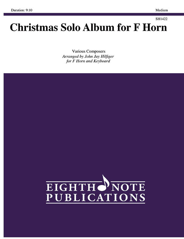 Christmas Solo Album for F Horn Cover Image