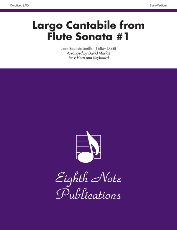 Largo Cantabile (from <I>Flute Sonata #1</I>) Cover Image