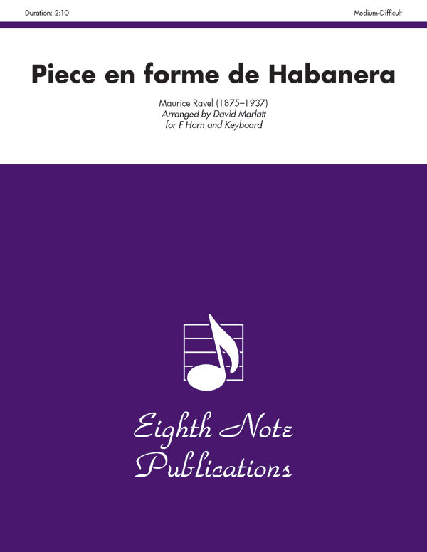 Piece en Forme de Habanera Cover Image