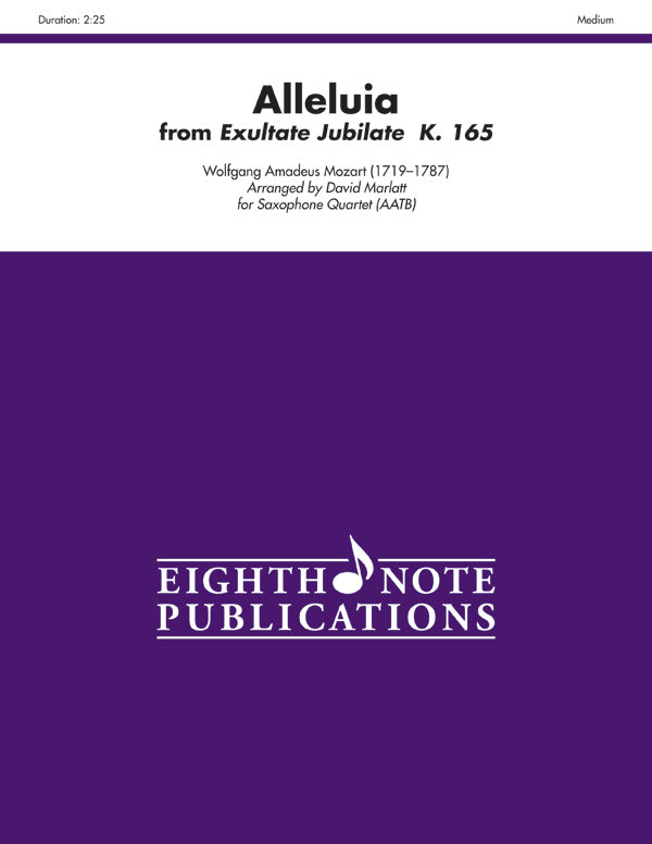 Alleluia (from <i>Exultate Jubilate,</i> K. 165) Cover Image