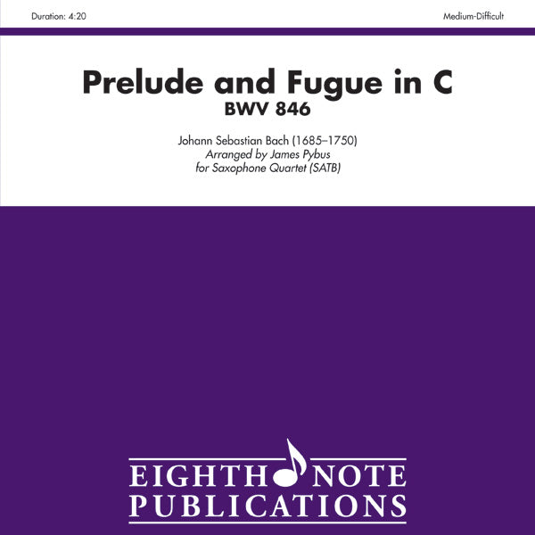 Prelude and Fugue in C, BWV 846 Cover Image