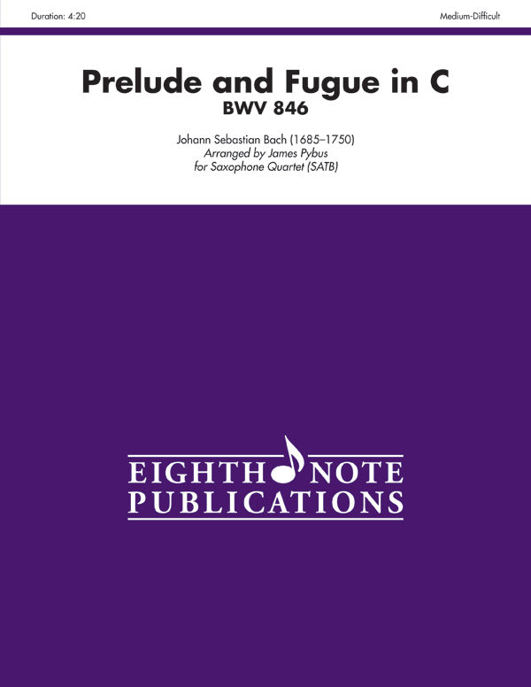 Prelude and Fugue in C, BWV 846 Cover Image