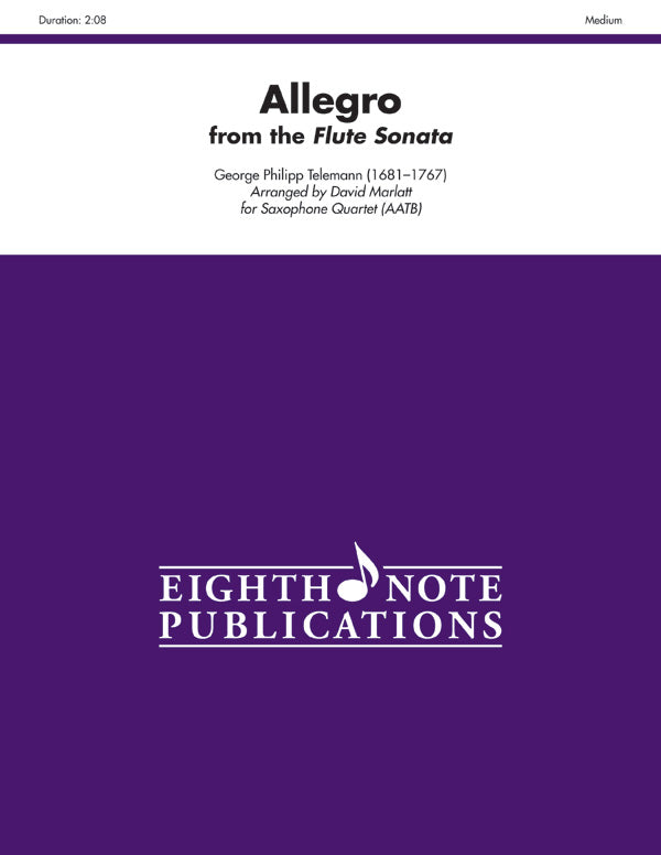 Allegro (from the <I>Flute Sonata</I>) Cover Image