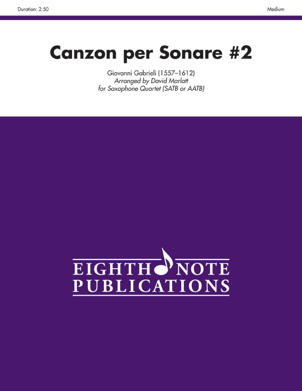 Canzon per Sonare #2 Cover Image