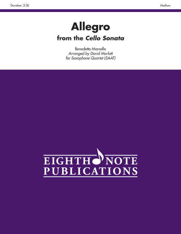 Allegro (from the <I>Cello Sonata</I>) Cover Image