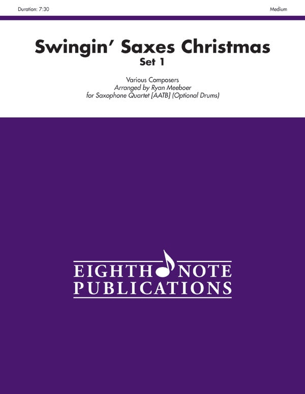 Swingin' Saxes Christmas, Set 1 Cover Image
