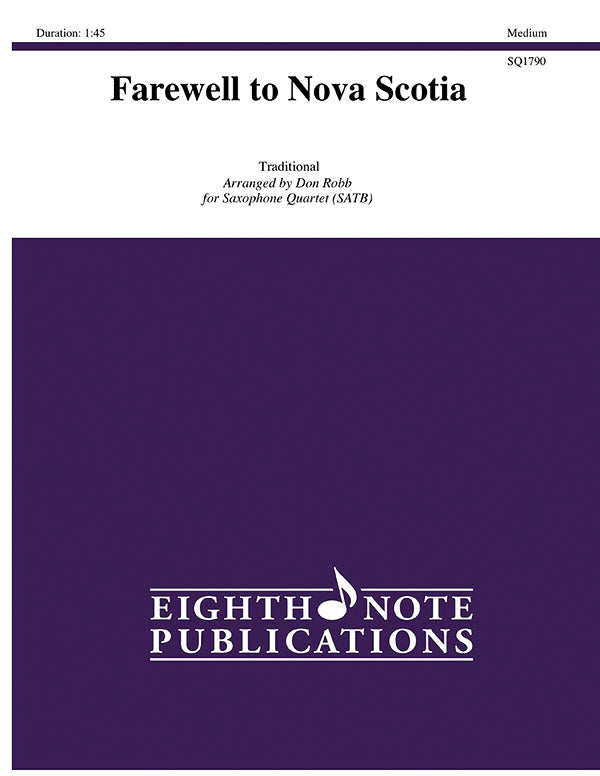 Farewell to Nova Scotia Cover Image