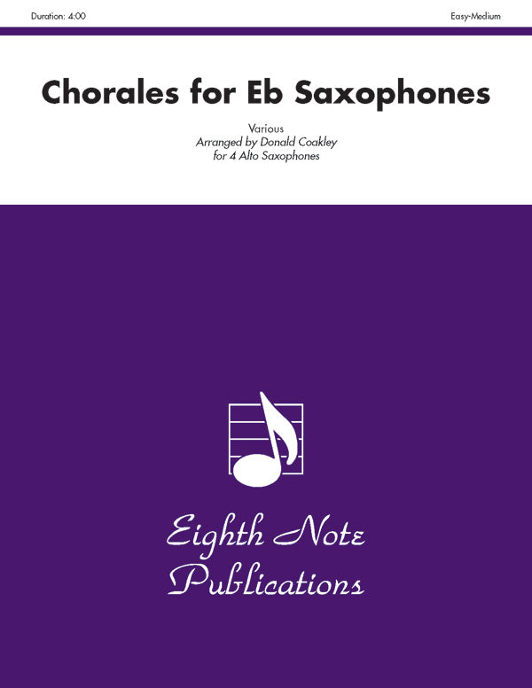 Chorales for E-flat Saxophones Cover Image