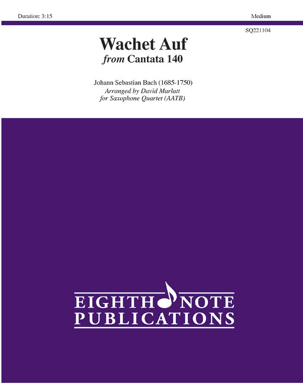 Wachet Auf from <i>Cantata 140</i> Cover Image
