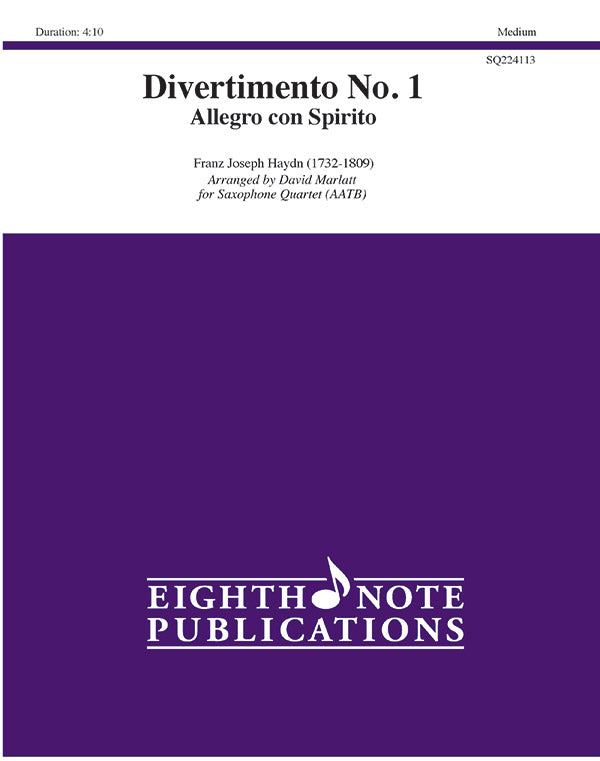 Divertimento No. 1 Cover Image