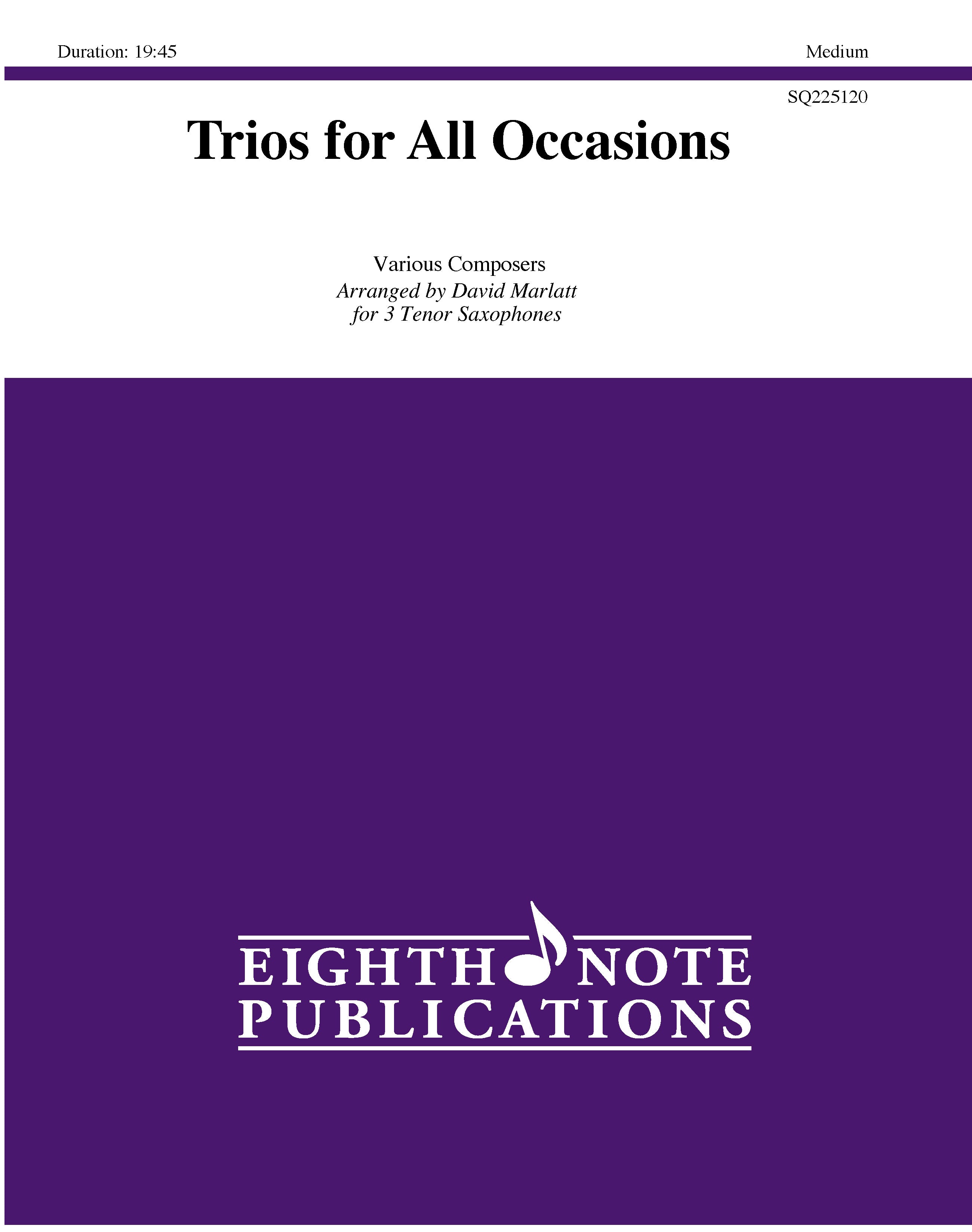 Trios for All Occasions Cover Image