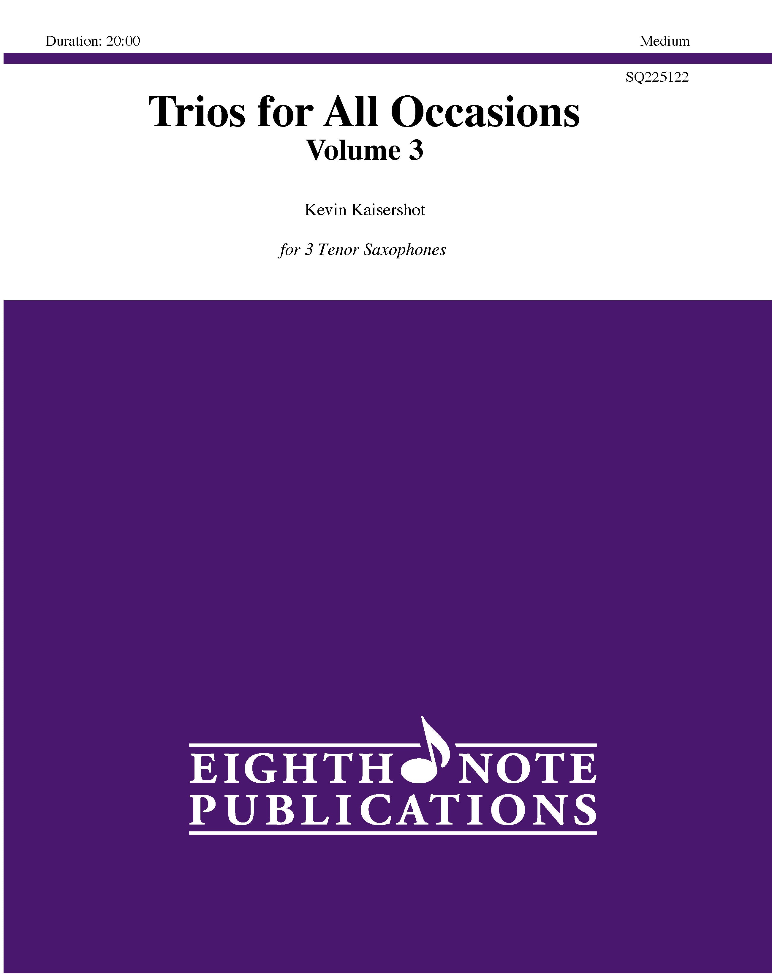 Trios for All Occasions Cover Image