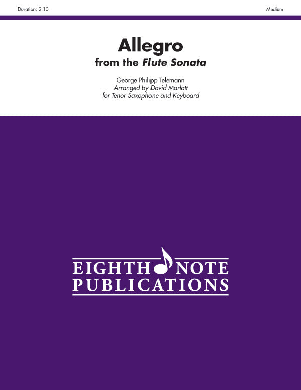 Allegro (from the Flute Sonata) Cover Image