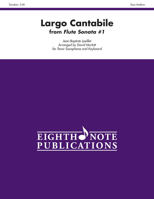 Largo Cantabile (from <I>Flute Sonata #1</I>) Cover Image