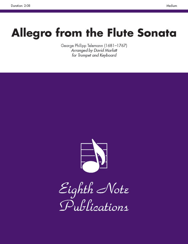 Allegro (from the <I>Flute Sonata</I>) Cover Image
