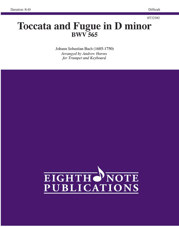 Toccata and Fugue in D Minor Cover Image