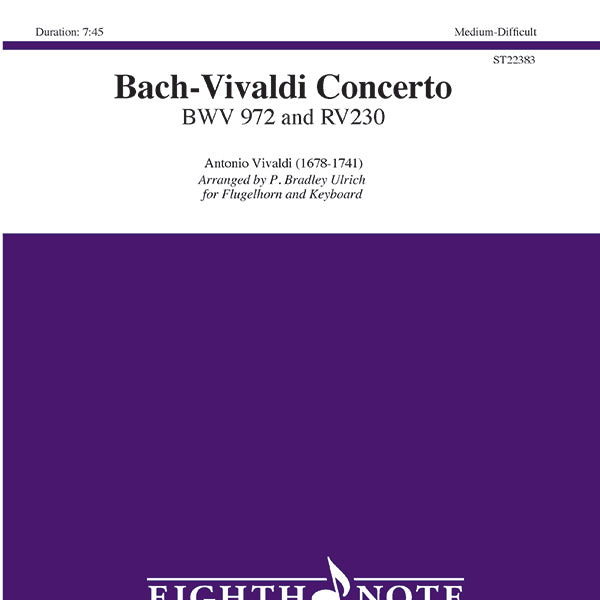 Bach-Vivaldi Concerto BWV 972 and RV230 Cover Image