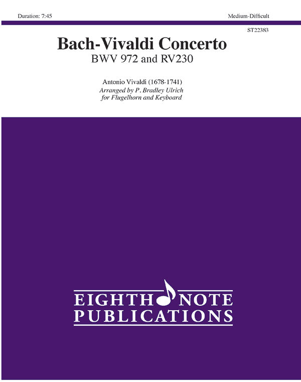 Bach-Vivaldi Concerto BWV 972 and RV230 Cover Image