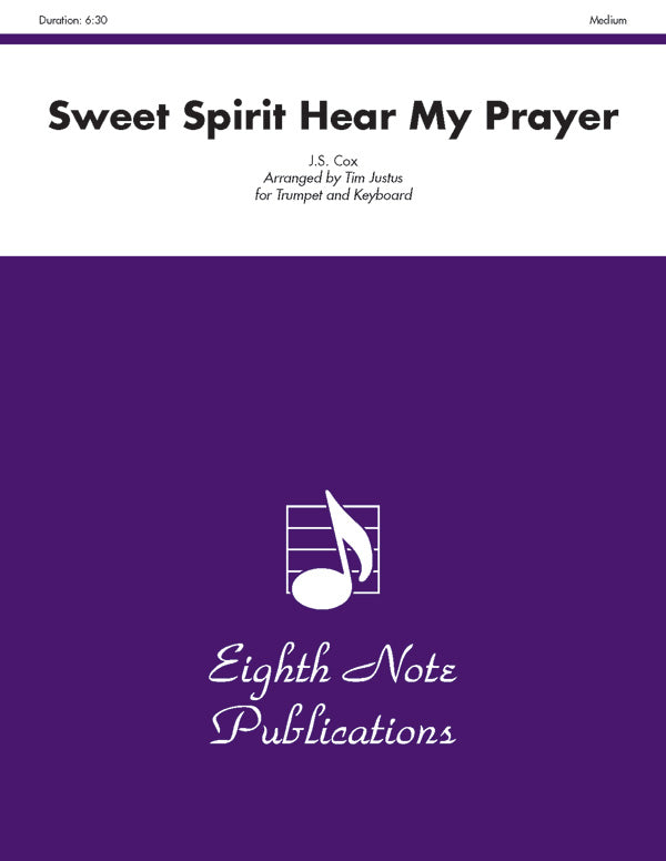 Sweet Spirit Hear My Prayer Cover Image