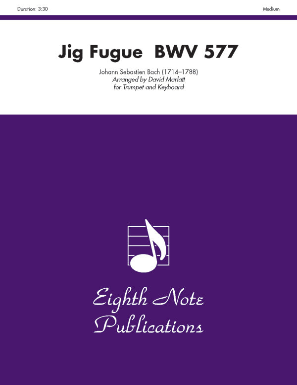 Jig Fugue, BWV 577 Cover Image