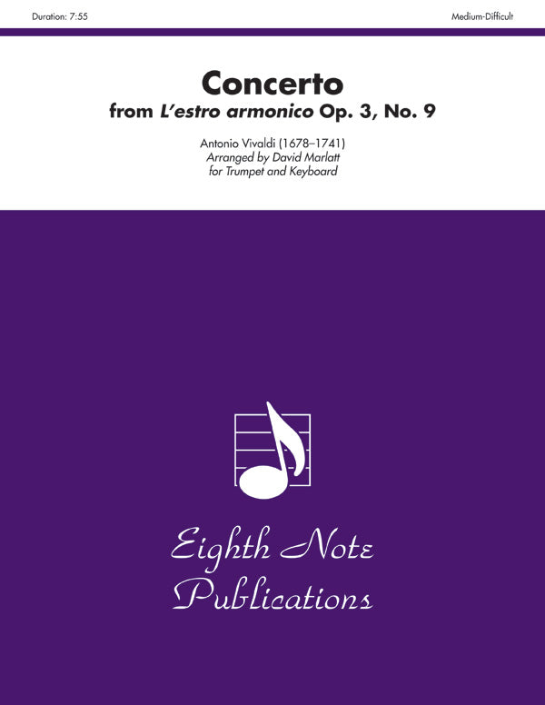Concerto (from <i>L'estro armonico</i> Opus 3, No. 9) Cover Image
