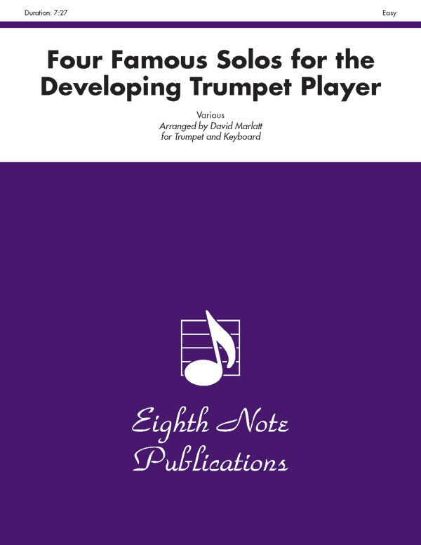 Four Famous Solos for the Developing Trumpet Player Cover Image