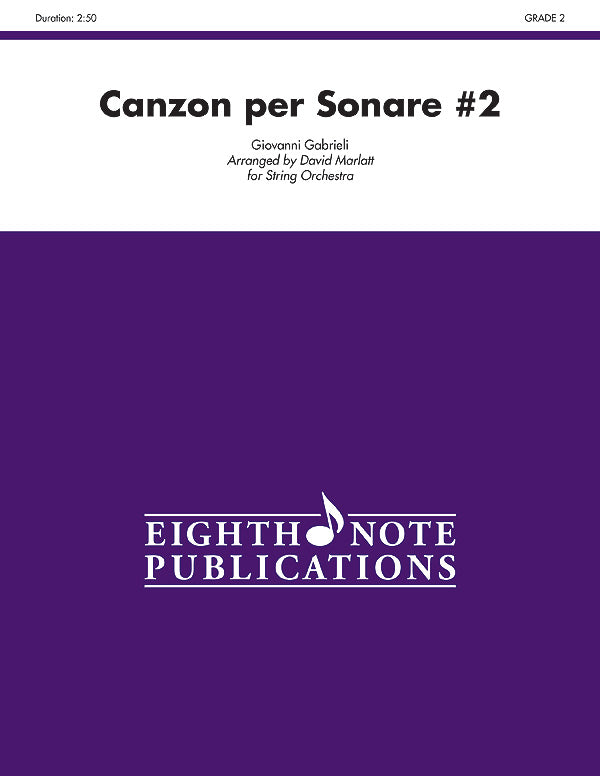Canzon per Sonare #2 Cover Image