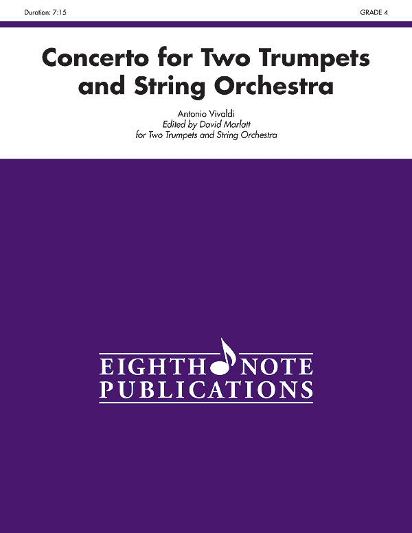 Concerto for Two Trumpets and String Orchestra Cover Image