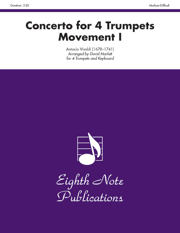 Concerto for 4 Trumpets (Movement I) Cover Image