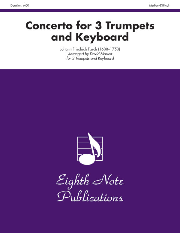 Concerto for 3 Trumpets and Keyboard Cover Image